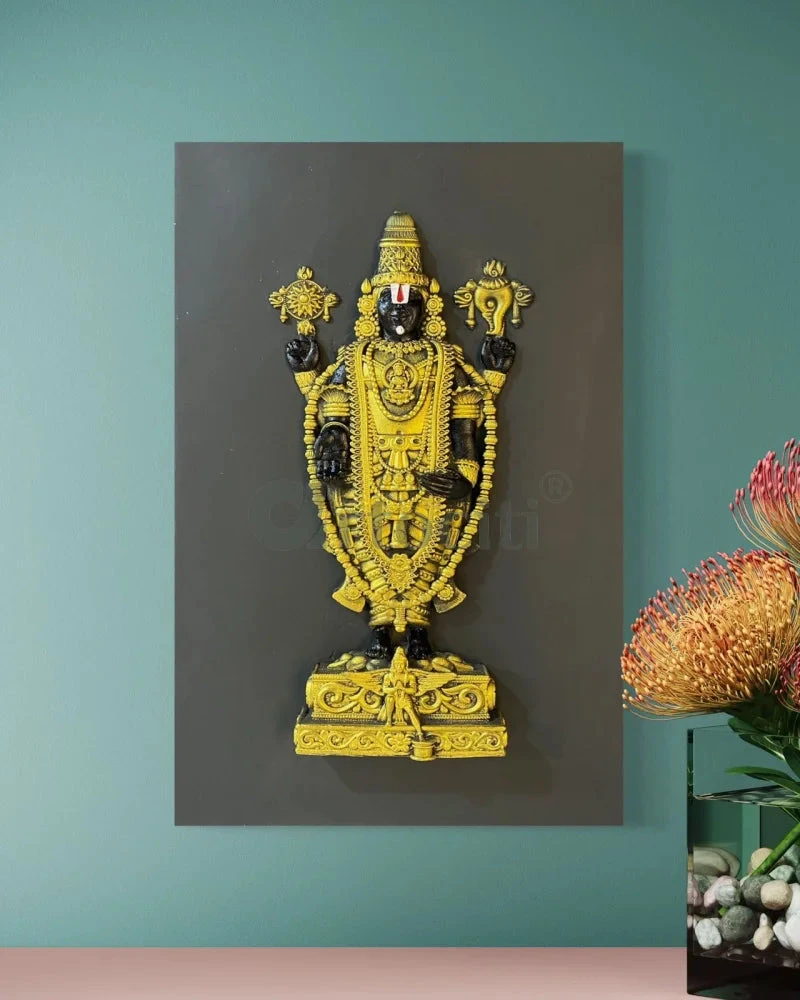 18X12 Inch Tirupati Balaji 3D Relief Mural Wall Hanging In Size 18X12 Inches(18x12 Inch Tirupati Balaji 3d Relief Mural Wall Hanging In Size 18x12 Inches) 7 18X12 Inch Tirupati Balaji 3D Relief Mural Wall Hanging In Size 18X12 Inches(18x12 Inch Tirupati Balaji 3d Relief Mural Wall Hanging In Size 18x12 Inches) - Image 5