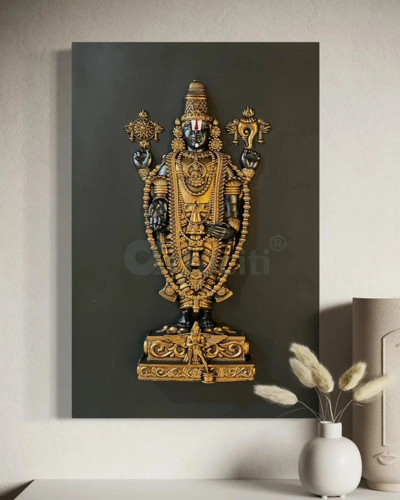 18X12 Inch Tirupati Balaji 3D Relief Mural Wall Hanging In Size 18X12 Inches(18x12 Inch Tirupati Balaji 3d Relief Mural Wall Hanging In Size 18x12 Inches) 17 18X12 Inch Tirupati Balaji 3D Relief Mural Wall Hanging In Size 18X12 Inches(18x12 Inch Tirupati Balaji 3d Relief Mural Wall Hanging In Size 18x12 Inches) - Image 15