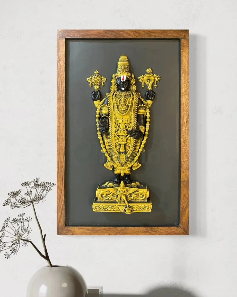 18X12 Inch Tirupati Balaji 3D Relief Mural Wall Hanging In Size 18X12 Inches(18x12 Inch Tirupati Balaji 3d Relief Mural Wall Hanging In Size 18x12 Inches) 5 18X12 Inch Tirupati Balaji 3D Relief Mural Wall Hanging In Size 18X12 Inches(18x12 Inch Tirupati Balaji 3d Relief Mural Wall Hanging In Size 18x12 Inches) - Image 3