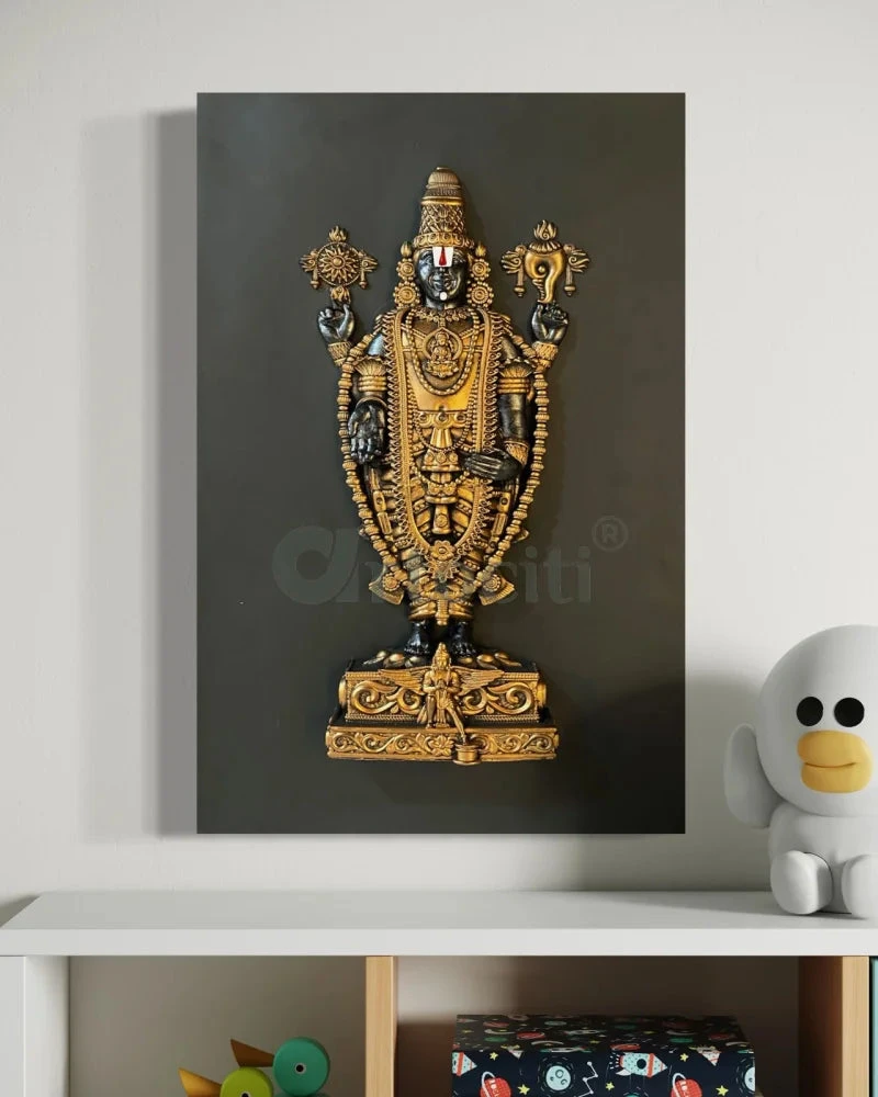 18X12 Inch Tirupati Balaji 3D Relief Mural Wall Hanging In Size 18X12 Inches(18x12 Inch Tirupati Balaji 3d Relief Mural Wall Hanging In Size 18x12 Inches) 20 18X12 Inch Tirupati Balaji 3D Relief Mural Wall Hanging In Size 18X12 Inches(18x12 Inch Tirupati Balaji 3d Relief Mural Wall Hanging In Size 18x12 Inches) - Image 18