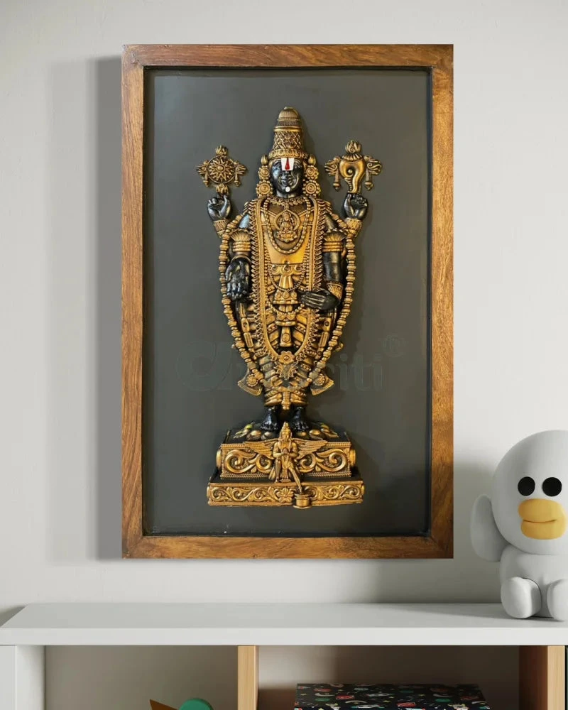 18X12 Inch Tirupati Balaji 3D Relief Mural Wall Hanging In Size 18X12 Inches(18x12 Inch Tirupati Balaji 3d Relief Mural Wall Hanging In Size 18x12 Inches) 22 18X12 Inch Tirupati Balaji 3D Relief Mural Wall Hanging In Size 18X12 Inches(18x12 Inch Tirupati Balaji 3d Relief Mural Wall Hanging In Size 18x12 Inches) - Image 20