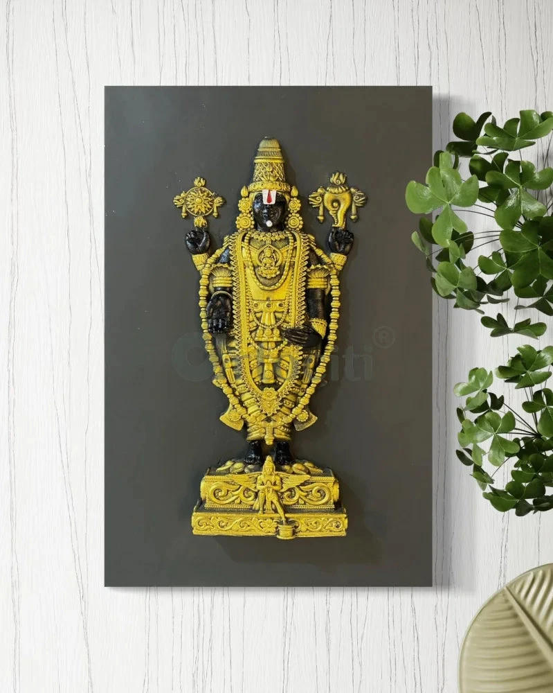 18X12 Inch Tirupati Balaji 3D Relief Mural Wall Hanging In Size 18X12 Inches(18x12 Inch Tirupati Balaji 3d Relief Mural Wall Hanging In Size 18x12 Inches) 6 18X12 Inch Tirupati Balaji 3D Relief Mural Wall Hanging In Size 18X12 Inches(18x12 Inch Tirupati Balaji 3d Relief Mural Wall Hanging In Size 18x12 Inches) - Image 4