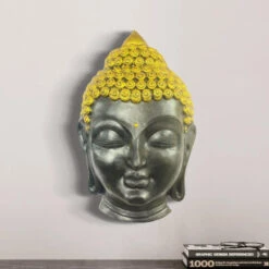 2.5 Feet Buddha Face Wall Hanging(Large Size Buddha Face Wall Hanging) -Artociti Sale Store 2 5 feet buddha face wall hanging decor 530