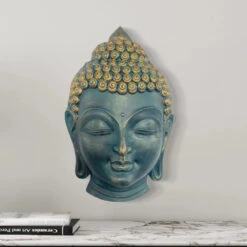 2.5 Feet Buddha Face Wall Hanging(Large Size Buddha Face Wall Hanging) -Artociti Sale Store 2 5 feet buddha face wall hanging decor 725