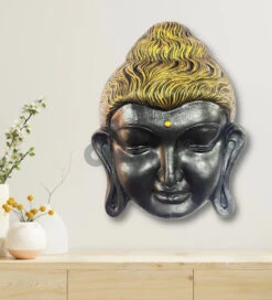 2 Feet Buddha Face Wall Hanging(2 Feet Buddha Face Wall Hanging) 38 2 Feet Buddha Face Wall Hanging(2 Feet Buddha Face Wall Hanging) -Artociti Sale Store 2 feet buddha face wall hanging black decor 105