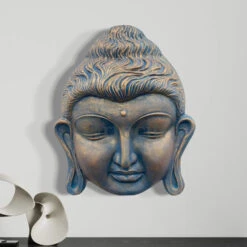 2 Feet Buddha Face Wall Hanging(2 Feet Buddha Face Wall Hanging) 31 2 Feet Buddha Face Wall Hanging(2 Feet Buddha Face Wall Hanging) -Artociti Sale Store 2 feet buddha face wall hanging decor 127