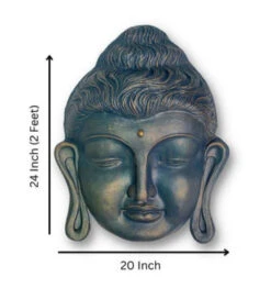 2 Feet Buddha Face Wall Hanging(2 Feet Buddha Face Wall Hanging) 39 2 Feet Buddha Face Wall Hanging(2 Feet Buddha Face Wall Hanging) -Artociti Sale Store 2 feet buddha face wall hanging decor 245