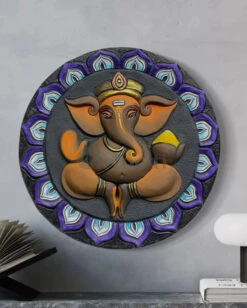 21x21 Inches Round Lord Ganesha 3D Wall Hanging(Lord Ganesha 3d Wall Hanging Ganesh 3d Wall Art Vigneshwara Wall Hanging For Home Indian God Wall Hanging Ready To Hang) 34 21x21 Inches Round Lord Ganesha 3D Wall Hanging(Lord Ganesha 3d Wall Hanging Ganesh 3d Wall Art Vigneshwara Wall Hanging For Home Indian God Wall Hanging Ready To Hang) -Artociti Sale Store 21x21 inches round lord ganesha 3d wall hanging 205