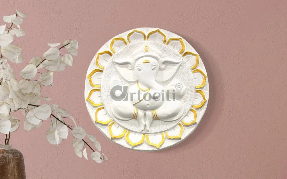 21x21 Inches Round Lord Ganesha 3D Wall Hanging(Lord Ganesha 3d Wall Hanging Ganesh 3d Wall Art Vigneshwara Wall Hanging For Home Indian God Wall Hanging Ready To Hang) 5 21x21 Inches Round Lord Ganesha 3D Wall Hanging(Lord Ganesha 3d Wall Hanging Ganesh 3d Wall Art Vigneshwara Wall Hanging For Home Indian God Wall Hanging Ready To Hang) - Image 3