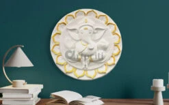 21x21 Inches Round Lord Ganesha 3D Wall Hanging(Lord Ganesha 3d Wall Hanging Ganesh 3d Wall Art Vigneshwara Wall Hanging For Home Indian God Wall Hanging Ready To Hang) 25 21x21 Inches Round Lord Ganesha 3D Wall Hanging(Lord Ganesha 3d Wall Hanging Ganesh 3d Wall Art Vigneshwara Wall Hanging For Home Indian God Wall Hanging Ready To Hang) -Artociti Sale Store 21x21 inches round lord ganesha 3d wall hanging 821