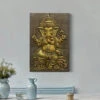 24X16 Inches Sitting Ganesha 3D Relief Mural Wall Art(24x16 Inches Sitting Ganesha 3d Relief Mural Wall Art Ready To Hang Wall Decor) -Artociti Sale Store 24x16 inches sitting ganesha 3d relief mural wall art 914