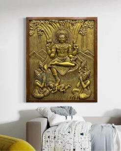 24x20 Inches Dakshinamurthy 3D Relief Mural(24x20 Inches Dakshinamurthy 3d Relief Mural Divine Enlightenment) -Artociti Sale Store 24x20 inches dakshinamurthy 3d relief mural 250