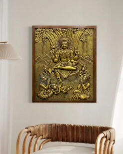 24x20 Inches Dakshinamurthy 3D Relief Mural(24x20 Inches Dakshinamurthy 3d Relief Mural Divine Enlightenment) -Artociti Sale Store 24x20 inches dakshinamurthy 3d relief mural 389