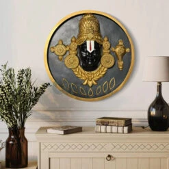 24X24 Inch Tirupati Balaji 3D Relief Mural With LED Wall Hanging Spiritual Wall Art(24x24 Inch Tirupati Balaji 3d Relief Mural Wall Hanging Spiritual Wall Art) 15 24X24 Inch Tirupati Balaji 3D Relief Mural With LED Wall Hanging Spiritual Wall Art(24x24 Inch Tirupati Balaji 3d Relief Mural Wall Hanging Spiritual Wall Art) -Artociti Sale Store 24x24 inch tirupati balaji 3d relief mural with led wall hanging spiritual art 292