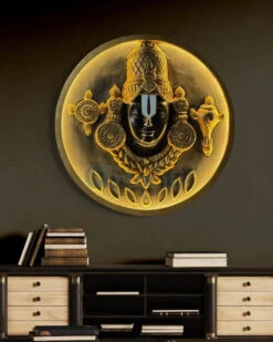 24X24 Inch Tirupati Balaji 3D Relief Mural With LED Wall Hanging Spiritual Wall Art(24x24 Inch Tirupati Balaji 3d Relief Mural Wall Hanging Spiritual Wall Art) 16 24X24 Inch Tirupati Balaji 3D Relief Mural With LED Wall Hanging Spiritual Wall Art(24x24 Inch Tirupati Balaji 3d Relief Mural Wall Hanging Spiritual Wall Art) -Artociti Sale Store 24x24 inch tirupati balaji 3d relief mural with led wall hanging spiritual art 338