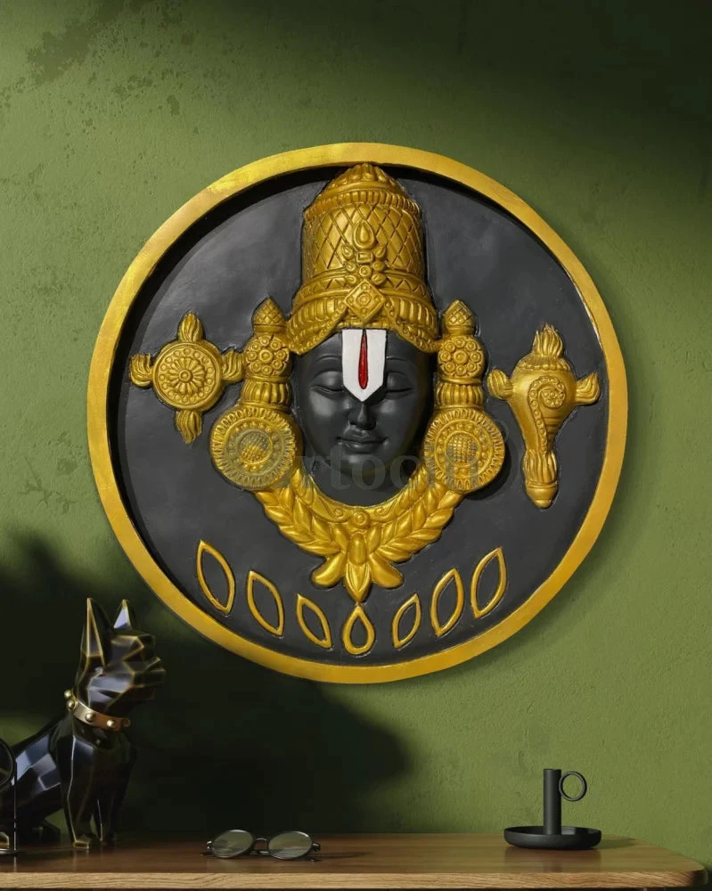 24X24 Inch Tirupati Balaji 3D Relief Mural With LED Wall Hanging Spiritual Wall Art(24x24 Inch Tirupati Balaji 3d Relief Mural Wall Hanging Spiritual Wall Art) 10 24X24 Inch Tirupati Balaji 3D Relief Mural With LED Wall Hanging Spiritual Wall Art(24x24 Inch Tirupati Balaji 3d Relief Mural Wall Hanging Spiritual Wall Art) - Image 8