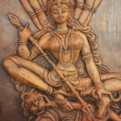 2X2.5 Feet Maa Durga 3D Relief Mural Wall Art(Heritage Collection Maa Durga Relief Mural) -Artociti Sale Store 2x2 5 feet maa durga 3d relief mural wall art 647