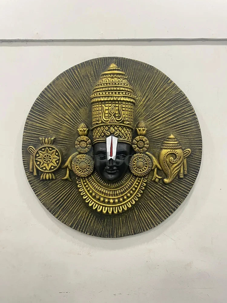 31X31 Inch Tirupati Balaji 3D Relief Mural Wall Hanging Spiritual Wall Art(31x31 Inchtirupati Balaji 3d Relief Mural Wall Hanging Spiritual Wall Art Unique Wall Decor Ready To Hang) 10 31X31 Inch Tirupati Balaji 3D Relief Mural Wall Hanging Spiritual Wall Art(31x31 Inchtirupati Balaji 3d Relief Mural Wall Hanging Spiritual Wall Art Unique Wall Decor Ready To Hang) - Image 8