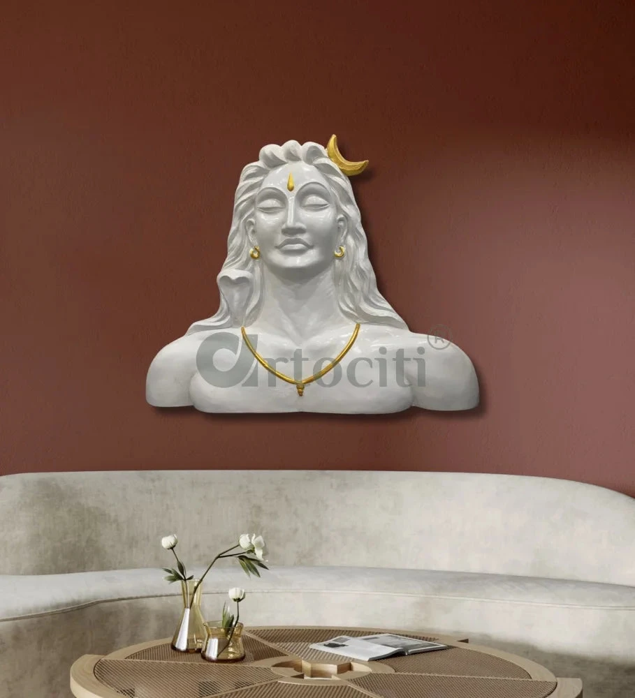 4 Feet Adiyogi (Lord Shiva) 3D Relief Mural Wall Art(4 Feet Large Size Adiyogi Lord Shiva 3d Relief Mural Wall Art Ready To Hang) 9 4 Feet Adiyogi (Lord Shiva) 3D Relief Mural Wall Art(4 Feet Large Size Adiyogi Lord Shiva 3d Relief Mural Wall Art Ready To Hang) - Image 7