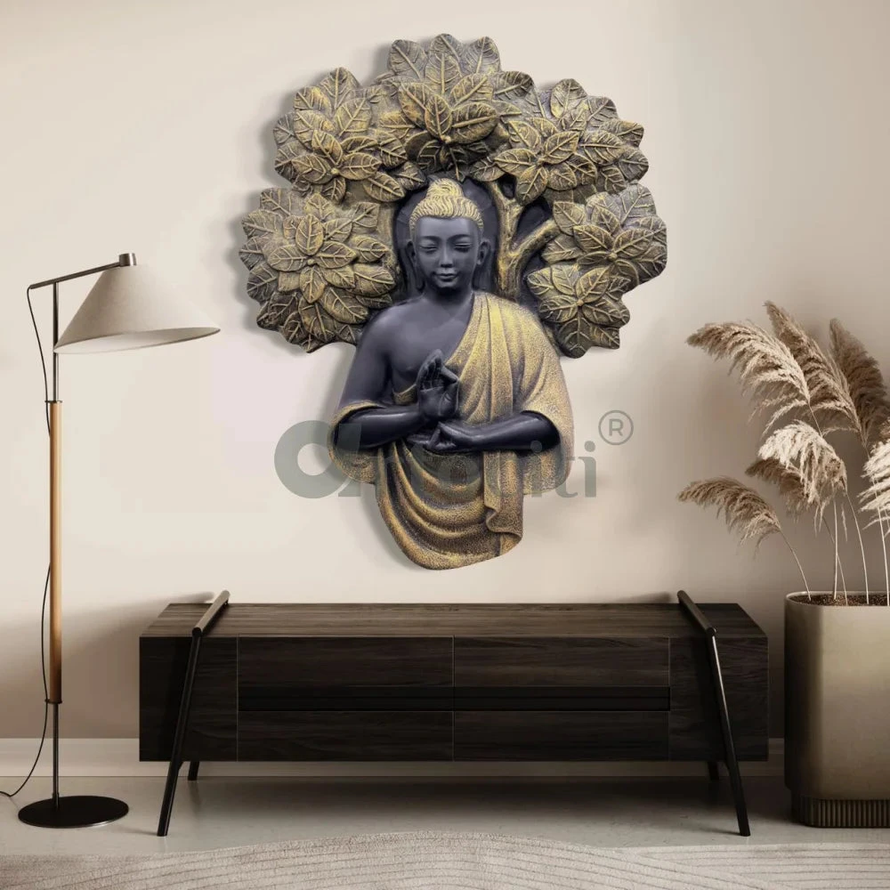 45X36 Inch Blessing Buddha Under Tree 3D Relief Mural Wall Art(45x36 Inch Blessing Buddha Under Tree 3d Relief Mural Wall Art Enlightenment Embodied) 5 45X36 Inch Blessing Buddha Under Tree 3D Relief Mural Wall Art(45x36 Inch Blessing Buddha Under Tree 3d Relief Mural Wall Art Enlightenment Embodied) - Image 3