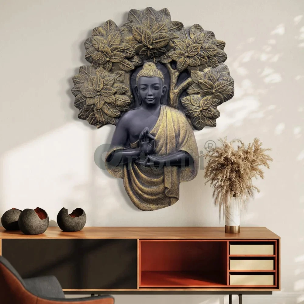 45X36 Inch Blessing Buddha Under Tree 3D Relief Mural Wall Art(45x36 Inch Blessing Buddha Under Tree 3d Relief Mural Wall Art Enlightenment Embodied) 4 45X36 Inch Blessing Buddha Under Tree 3D Relief Mural Wall Art(45x36 Inch Blessing Buddha Under Tree 3d Relief Mural Wall Art Enlightenment Embodied) - Image 2