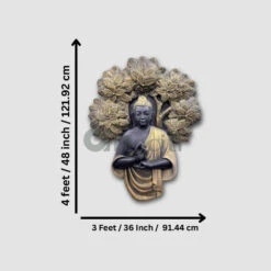 45X36 Inch Blessing Buddha Under Tree 3D Relief Mural Wall Art(45x36 Inch Blessing Buddha Under Tree 3d Relief Mural Wall Art Enlightenment Embodied) 41 45X36 Inch Blessing Buddha Under Tree 3D Relief Mural Wall Art(45x36 Inch Blessing Buddha Under Tree 3d Relief Mural Wall Art Enlightenment Embodied) -Artociti Sale Store 45x36 inch blessing buddha under tree 3d relief mural wall art 834