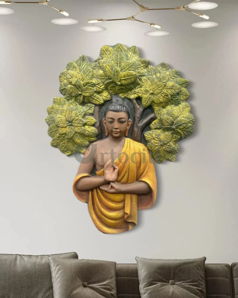 45X36 Inch Blessing Buddha Under Tree 3D Relief Mural Wall Art(45x36 Inch Blessing Buddha Under Tree 3d Relief Mural Wall Art Enlightenment Embodied) 18 45X36 Inch Blessing Buddha Under Tree 3D Relief Mural Wall Art(45x36 Inch Blessing Buddha Under Tree 3d Relief Mural Wall Art Enlightenment Embodied) - Image 16