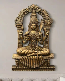 4X2.5 Feet Goddess Kamakshi Devi 3D Relief Mural Wall Art | Unframed Masterpiece In Elegant Finishes(Goddess Kamakshi Devi 3d Relief Mural Wall Art Unframed Masterpiece In Elegant Finishes) -Artociti Sale Store 4x2 5 feet goddess kamakshi devi 3d relief mural wall art unframed masterpiece in elegant finishes 704