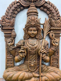 4X2.5 Feet Goddess Kamakshi Devi 3D Relief Mural Wall Art | Unframed Masterpiece In Elegant Finishes(Goddess Kamakshi Devi 3d Relief Mural Wall Art Unframed Masterpiece In Elegant Finishes) -Artociti Sale Store 4x2 5 feet goddess kamakshi devi 3d relief mural wall art unframed masterpiece in elegant finishes 797