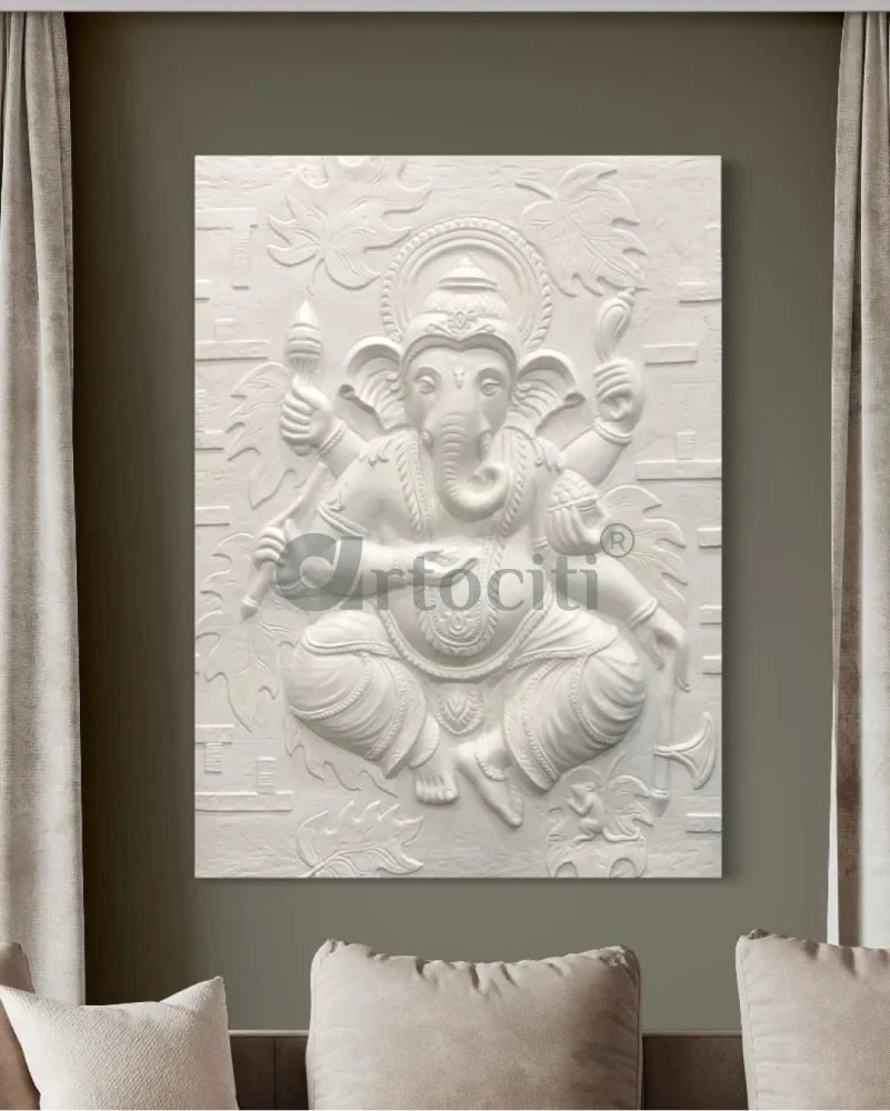 4x3 Feet Dancing Ganesha 3D Relief Mural Wall Art(Large Size Lord Ganesha 3d Wallart Relief Mural) 20 4x3 Feet Dancing Ganesha 3D Relief Mural Wall Art(Large Size Lord Ganesha 3d Wallart Relief Mural) - Image 18