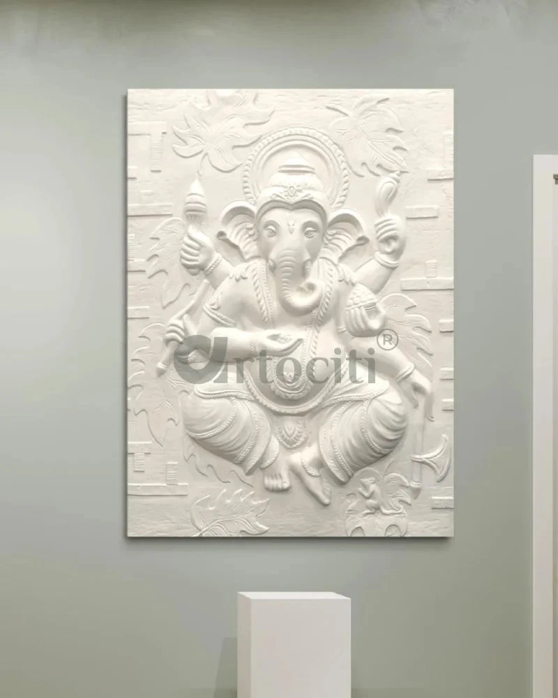 4x3 Feet Dancing Ganesha 3D Relief Mural Wall Art(Large Size Lord Ganesha 3d Wallart Relief Mural) 19 4x3 Feet Dancing Ganesha 3D Relief Mural Wall Art(Large Size Lord Ganesha 3d Wallart Relief Mural) - Image 17