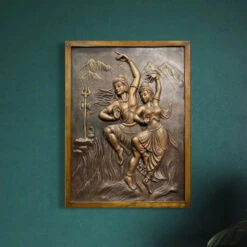 4x3 Feet Shiva Parvati 3D Relief Mural Wall Art(4x3 Feet Shiv Parvati 3d Relief Mural Wall Art Dancing God Dancing Shiv Ji And Parvati) 24 4x3 Feet Shiva Parvati 3D Relief Mural Wall Art(4x3 Feet Shiv Parvati 3d Relief Mural Wall Art Dancing God Dancing Shiv Ji And Parvati) -Artociti Sale Store 4x3 feet shiva parvati 3d relief mural wall art 317