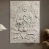 5X3.5 Feet Blessing Buddha With Lotus 3D Relief Mural(4 5x3 Feet Blessing Buddha With Lotus 3d Relief Mural) 1 5X3.5 Feet Blessing Buddha With Lotus 3D Relief Mural(4 5x3 Feet Blessing Buddha With Lotus 3d Relief Mural) -Artociti Sale Store 5x3 5 feet blessing buddha with lotus 3d relief mural wall decor 959