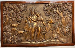 5x3 Feet Radha Krishna 3D Elevation Sculpture Relief Mural Wall Art(Large Size 5x3 Feet Radha Krishna 3d Elevation Sculpture Relief Mural Wall Art) -Artociti Sale Store 5x3 feet radha krishna 3d elevation sculpture relief mural wall art 654