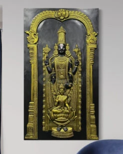 5x3 Feet Tirupati Balaji With Goddess Lakshmi 3D Wall Art Relief Mural(Copy Of Tirupati 5x3 Feet Balaji With Goddess Lakshmi 3d Wall Art Relief Mural) 31 5x3 Feet Tirupati Balaji With Goddess Lakshmi 3D Wall Art Relief Mural(Copy Of Tirupati 5x3 Feet Balaji With Goddess Lakshmi 3d Wall Art Relief Mural) -Artociti Sale Store 5x3 feet tirupati balaji with goddess lakshmi 3d wall art relief mural 350