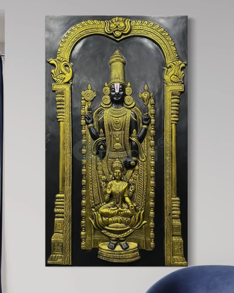 5x3 Feet Tirupati Balaji With Goddess Lakshmi 3D Wall Art Relief Mural(Copy Of Tirupati 5x3 Feet Balaji With Goddess Lakshmi 3d Wall Art Relief Mural) 17 5x3 Feet Tirupati Balaji With Goddess Lakshmi 3D Wall Art Relief Mural(Copy Of Tirupati 5x3 Feet Balaji With Goddess Lakshmi 3d Wall Art Relief Mural) - Image 15