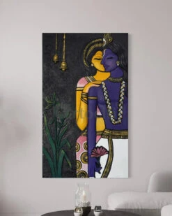 5x3 Ft Abstract Radha Krishna 3D Relief Mural Wall Art(5x3 Feet Abstract Radha Krishna 3d Elevation Sculpture Relief Mural Wall Art Ready To Hang) 22 5x3 Ft Abstract Radha Krishna 3D Relief Mural Wall Art(5x3 Feet Abstract Radha Krishna 3d Elevation Sculpture Relief Mural Wall Art Ready To Hang) -Artociti Sale Store 5x3 ft abstract radha krishna 3d relief mural wall art 656