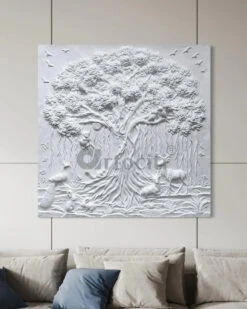 5X5 Feet Sacred Banyan Tree Of Life 3D Nature Relief Murals Wall Art(5x5 Feet Sacred Banyan Tree Nature 3d Relief Murals Wall Art) 23 5X5 Feet Sacred Banyan Tree Of Life 3D Nature Relief Murals Wall Art(5x5 Feet Sacred Banyan Tree Nature 3d Relief Murals Wall Art) -Artociti Sale Store 5x5 feet sacred banyan tree of life 3d nature relief murals wall art 543