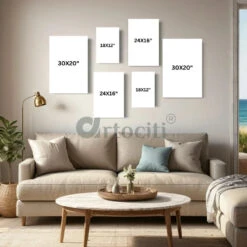 6-Piece Abstract Boho Canvas Art Set(Boho Vibes 6 Piece Abstract Boho Canvas Art Set Premium Polycotton Vibrant Modern) -Artociti Sale Store 6 piece abstract boho canvas art set 457