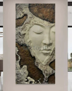 6X3 Feet Modern Abstract Face 3D Relief Mural Wall Art | Ready To Hang(6x3 Feet Modern Abstract Face 3d Relief Mural Wall Art Ready To Hang) 10 6X3 Feet Modern Abstract Face 3D Relief Mural Wall Art | Ready To Hang(6x3 Feet Modern Abstract Face 3d Relief Mural Wall Art Ready To Hang) -Artociti Sale Store 6x3 feet modern abstract face 3d relief mural wall art ready to hang multi 877