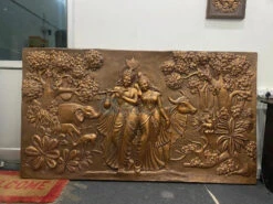 7x4 Feet Radha Krishna 3D Elevation Sculpture Relief Mural Wall Art(Large Size 7x4 Feet Radha Krishna 3d Elevation Sculpture Relief Mural Wall Art) -Artociti Sale Store 7x4 feet radha krishna 3d elevation sculpture relief mural wall art 543