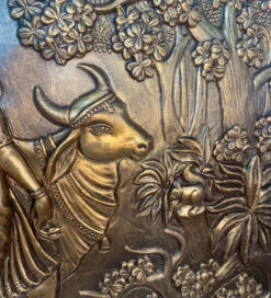 7x4 Feet Radha Krishna 3D Elevation Sculpture Relief Mural Wall Art(Large Size 7x4 Feet Radha Krishna 3d Elevation Sculpture Relief Mural Wall Art) -Artociti Sale Store 7x4 feet radha krishna 3d elevation sculpture relief mural wall art 812