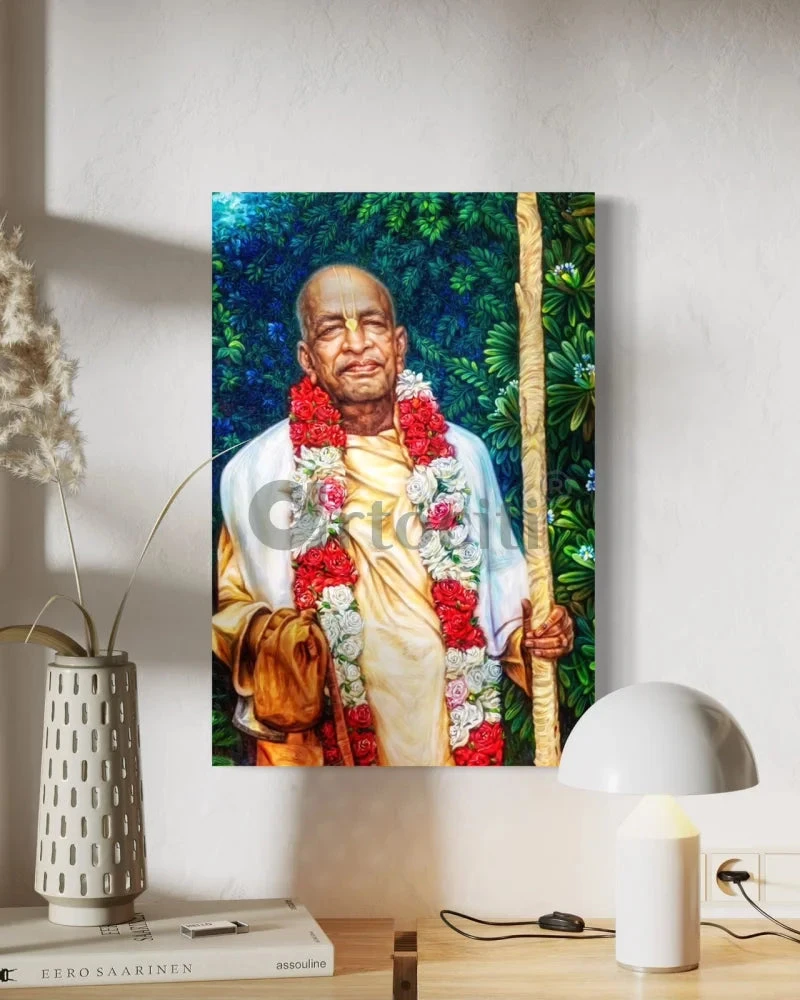 A.C. Bhaktivedanta Swami Prabhupada Indian Ethnic Canvas Giclee Print(A C Bhaktivedanta Swami Prabhupada The Servant Of Krishna Spiritual Guru Canvas Giclee Print Indian Ethnic) 6 A.C. Bhaktivedanta Swami Prabhupada Indian Ethnic Canvas Giclee Print(A C Bhaktivedanta Swami Prabhupada The Servant Of Krishna Spiritual Guru Canvas Giclee Print Indian Ethnic) - Image 4