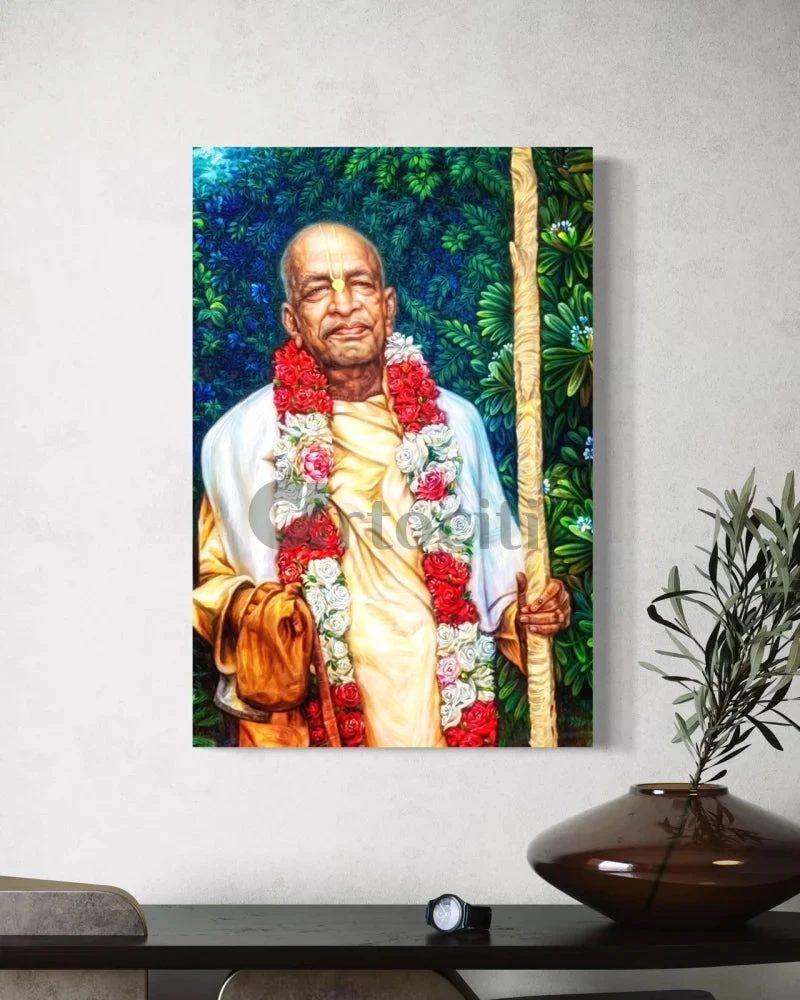 A.C. Bhaktivedanta Swami Prabhupada Indian Ethnic Canvas Giclee Print(A C Bhaktivedanta Swami Prabhupada The Servant Of Krishna Spiritual Guru Canvas Giclee Print Indian Ethnic) 7 A.C. Bhaktivedanta Swami Prabhupada Indian Ethnic Canvas Giclee Print(A C Bhaktivedanta Swami Prabhupada The Servant Of Krishna Spiritual Guru Canvas Giclee Print Indian Ethnic) - Image 5