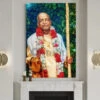 A.C. Bhaktivedanta Swami Prabhupada Indian Ethnic Canvas Giclee Print(A C Bhaktivedanta Swami Prabhupada The Servant Of Krishna Spiritual Guru Canvas Giclee Print Indian Ethnic) -Artociti Sale Store a c bhaktivedanta swami prabhupada indian ethnic canvas giclee print 831