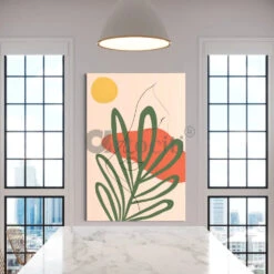 Abstract Plant Sun Moon Girl Face Line Poster Canvas Giclee Print(Boho Bliss Abstract Plant Sun Moon Girl Face Line Poster Canvas Giclee Print) -Artociti Sale Store abstract plant sun moon girl face line poster canvas giclee print 192
