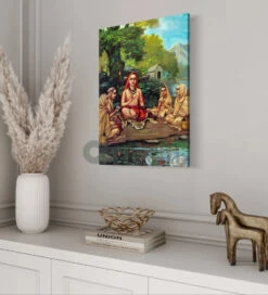 Adi Shankaracharya By Raja Ravi Varma Famous Canvas Painting(Adi Shankaracharya By Raja Ravi Varma Famous Canvas Painting) -Artociti Sale Store adi shankaracharya by raja ravi varma famous canvas painting verma 834