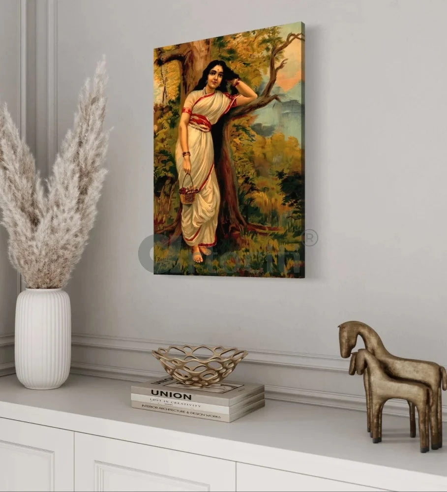 Ahalya By Raja Ravi Varma Famous Canvas Painting(Ahalya By Raja Ravi Varma Famous Canvas Painting) 5 Ahalya By Raja Ravi Varma Famous Canvas Painting(Ahalya By Raja Ravi Varma Famous Canvas Painting) - Image 3