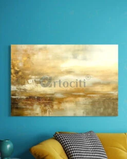 Autumn Reflection Is By Julia Purinton Modern Abstract Canvas Painting(Autumn Reflection Is By Julia Purinton Modern Abstract Canvas Painting) -Artociti Sale Store autumn reflection is by julia purinton modern abstract canvas painting 685