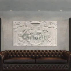 Big Size Ram Darbar 3D Relief Mural Wall Art(3 5x6 Feet Ram Darbar 3d Relief Mural Wall Art Divine Grandeur Big Size Ram Darbar) -Artociti Sale Store big size ram darbar 3d relief mural wall art 3 5x6 feet white 522
